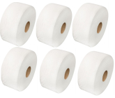 Toaletný papier Jumbo 190 75% belosť pre 2-vrstvový zásobník 6 ks