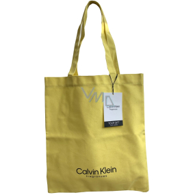 Plátenná taška Calvin Klein Euphoria žltá 37 x 43 cm