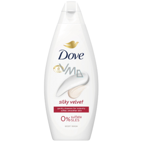 Dove Silky Velvet hydratačný sprchový gél 250 ml