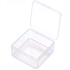 Plastový box číry 7,4 x 7,4 x 2,5 cm, 1 kus