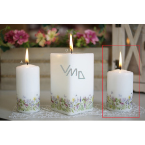 Lima Louka sviečka biela valec 60 x 90 mm 1 kus