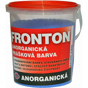 Fronton prášková farba do stavebných zmesí malt a betónov, 0452 modrá, 800 g