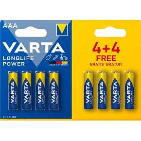 Varta High Energy, batérie AAA, alkalické, 8 ks