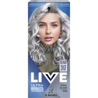 Schwarzkopf Live Ultra Brights farba na vlasy Oceľovo strieborná 098