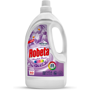 Robeta Mountain Flower prací gel na farebné prádlo 3 l, 60 dávok Robeta Mountain Flower prací gel na farebné prádlo 3 l, 60 dávok