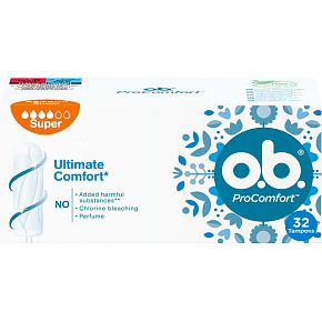 O.B. ProComfort Super tampóny, 32 ks