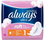 Always Ultra Sensitive Normal Plus intímne vložky 10 kusov