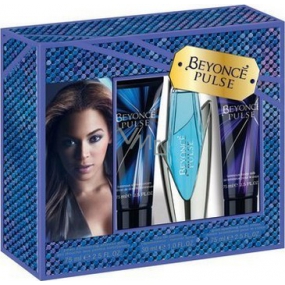 Beyoncé Pulse parfumovaná voda 30 ml + sprchový gel 75 ml + telové mlieko 75 ml, darčeková sada