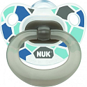 Nuk Classic Happy Days ortodontickej silikónové cumlík 0-6 mesiacov 1 kus