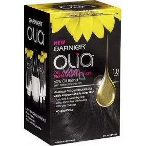 Garnier Olia farba na vlasy bez amoniaku 1.0 Ultra čierna