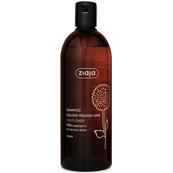 Ziaja Sunflower s výťažkom zo slnečnice šampón pre farbené vlasy 500 ml