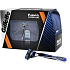 Gillette Fusion ProGlide Manual strojček + náhradné hlavice 3 kusy + kozmetickú tašku, kozmetická sada pre mužov