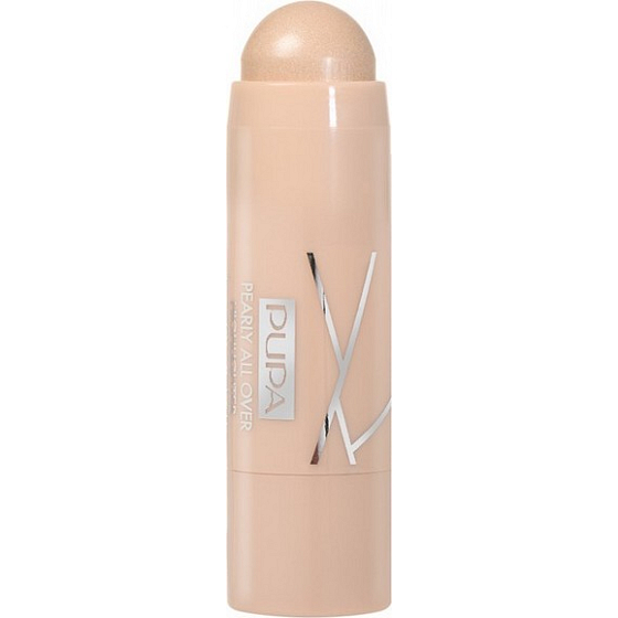 Pupa Snow Queen Pearly All Over Highlighter rozjasňovač tváre, očí a pier 001 Frozen Gold 5,5 g