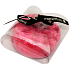 Fragrant Lady Bird Glycerínové mydlo masážne s hubou naplnenou vôňou parfumu Marc Jacobs Dot vo farbe červenej 200 g