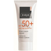 Ziaja Med Protecting SPF 50+ UVA + UVB tónující krém pre normálnu pleť 50 ml