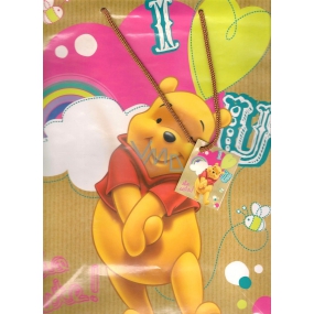 Ditipo Darčeková papierová taška 32,5 x 13,5 x 26 cm Disney Medvedík Pú So Cute! 2902 002