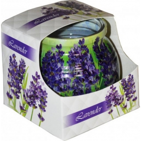 Admit Lavender dekoratívne aromatická sviečka v skle 80 g