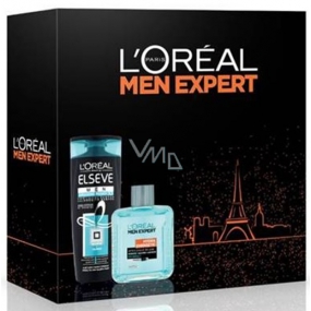 Loreal Paris Men Hydra Energetic voda po holení 100 ml + Elseve šampón pre obmedzenie padanie vlasov 250 ml, kozmetická sada