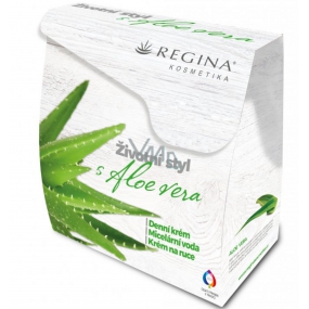 Regina Aloe Vera, denný krém 50 ml + Krém na ruky 60 ml + Micelárna voda 250 ml, kozmetická sada