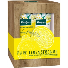 Kneipp Pure Lebensfreude sprchový gél 200 ml + telové mlieko 200 ml, kozmetická sada