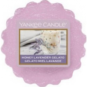 Yankee Candle Honey Lavender Gelato - Levanduľová zmrzlina s medom vonný vosk do aromalampy 22 g