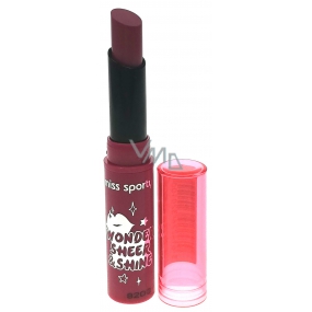 Miss Sporty Wonder Sheer & Shine Lipstick rúž 210 Exposed Rose 1 g