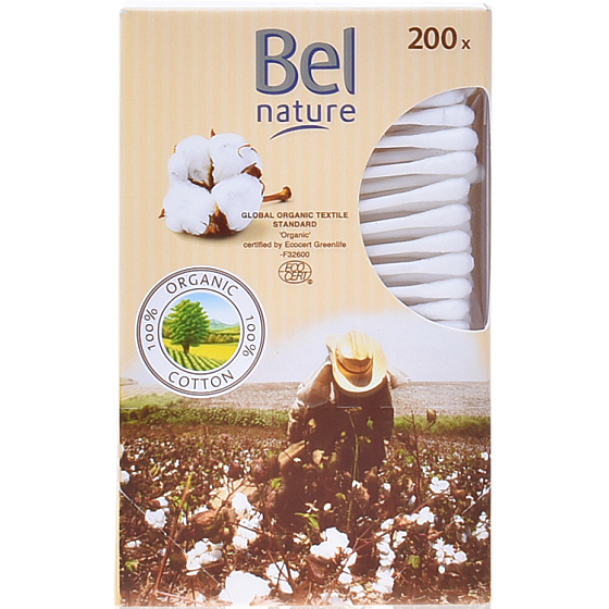 Bel Nature Bio bavlna vatové tyčinky 200 kusov