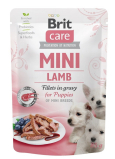 Brit Care Mini Puppy Lamb Fillets In Gravy kompletné superprémiové krmivo pre šteňatá mini plemien kapsička 85 g
