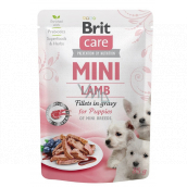 Brit Care Mini Puppy Lamb Fillets In Gravy kompletné superprémiové krmivo pre šteniatka mini plemien kapsička 85 g