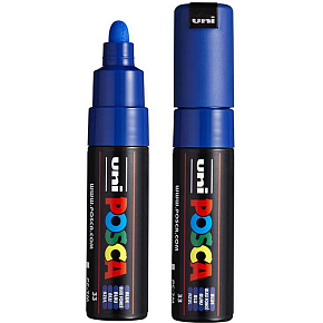 Posca Univerzálny akrylátový popisovač 4,5 - 5,5 mm Modrá PC-7M
