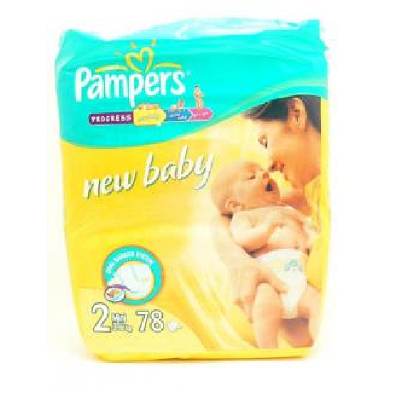 Pampers New Baby Mini 3 - 6 kg plienkové nohavičky 74 kusov
