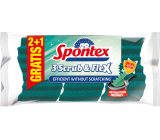 Spontex Scrub & Flex Extra flexibilná hubka na riad 3 kusy