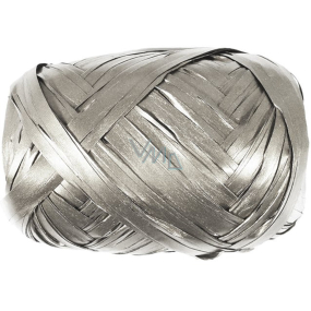 Nekupto Club Raphia striebro 5 mm x 10 m