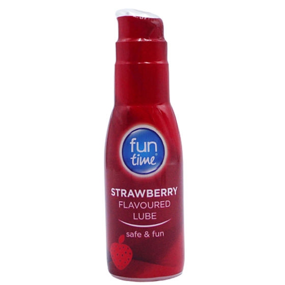 Play Time Lubrikačný gél na vodnej báze s príchuťou jahody 75 ml