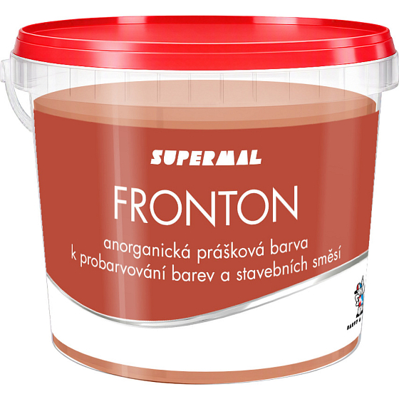 Fronton prášková farba do stavebných zmesí malt a betónov, 0731 tehlová červeň, 800 g