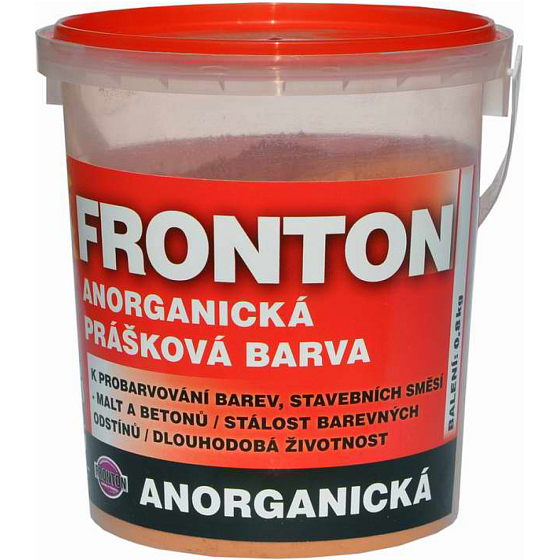 Fronton prášková farba do stavebných zmesí malty a betónov, 0731 tehličková červeň, 800 g
