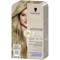 Schwarzkopf Creme Supreme farba na vlasy 9-16 chladná popelavá veľmi svetlá blond 60 ml