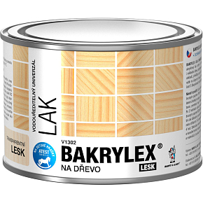 Bakrylex V1302 univerzál lesk disperzní lak na drevo bezbarvý, 300 g
