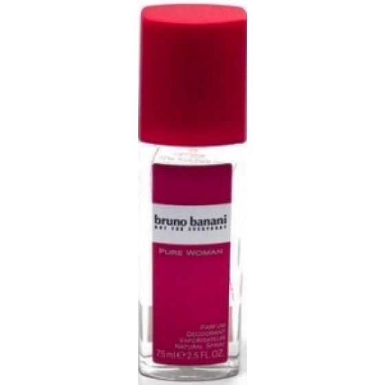 Bruno Banani Pure parfumovaný dezodorant sklo pre ženy 75 ml