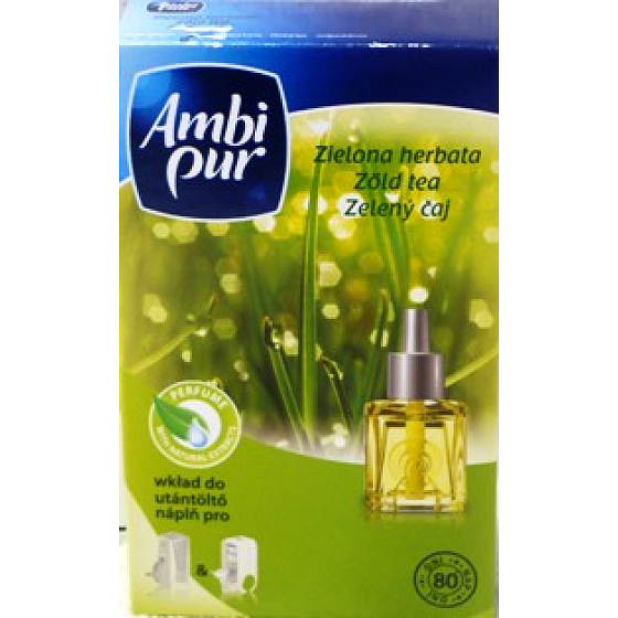 Ambi Pur Zelený čaj elektrický osviežovač vzduchu náhradná náplň 7 ml