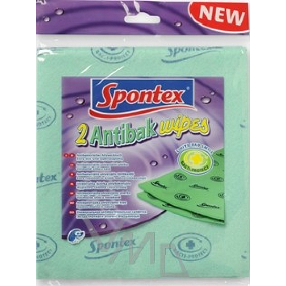 Spontex 2 Antibak antibakteriálne silná netkaná utierka 2 kusy