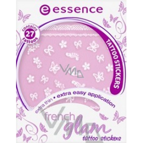 Essence Nail Art French Glam Tattoo Stickers tetovacie nálepky na nechty 01 27 kusov