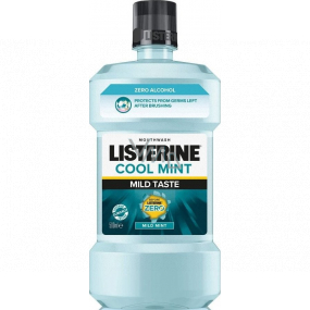 Listerine Cool Mint Mild ústna voda s esenciálnymi olejmi bez alkoholu 500 ml