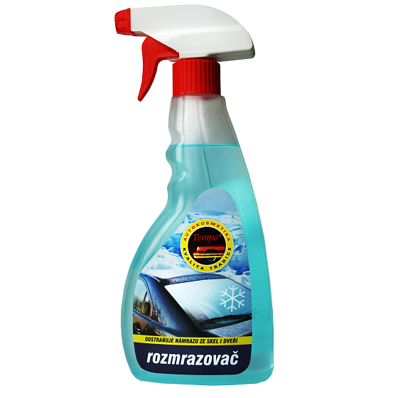 Tempo rozmrazovač na odstránenie námrazy zo skiel, svetiel, zrkadiel, na uvoľnenie zamrznutých zámkov 500 ml