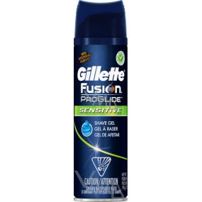 Gillette Fusion ProGlide Sensitive gél na holenie citlivá pokožka pre mužov 200 ml