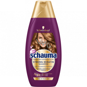 Schauma Keratín Strong posilňujúci šampón pre jemné alebo slabé vlasy 250 ml