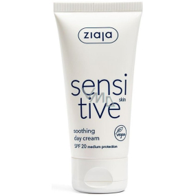 Ziaja Sensitive Skin SPF 20 upokojujúci denný krém redukujúce podráždenie 50 ml