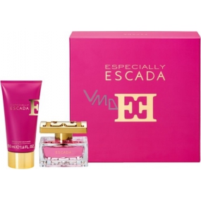 Escada Especially parfumovaná voda pre ženy 30 ml + telové mlieko 50 ml, darčeková sada