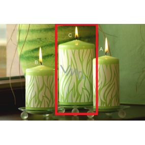 Lima Savana sviečka zelená valec 80 x 150 mm 1 kus