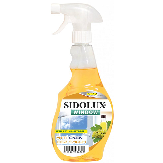 Sidolux Window Nano Code Vôňa ovocného octu na okná 500 ml rozprašovač